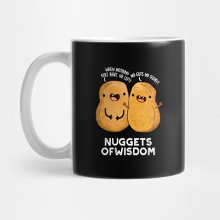 Nuggets Of Wisdom Cute Food Pun Mug